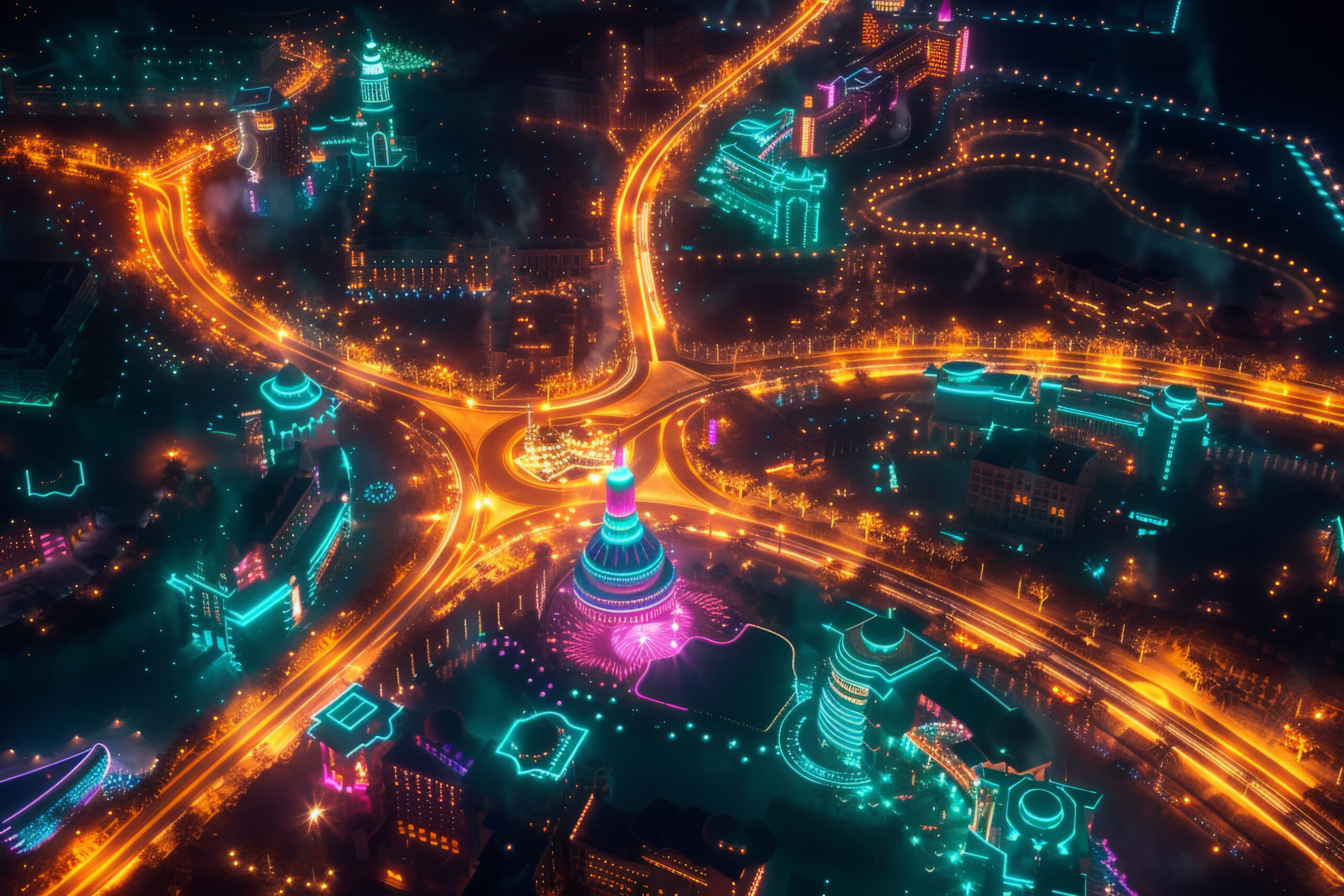 panoramic-views-dubai-city-illuminated-neon-spectrum - Bidaya Global